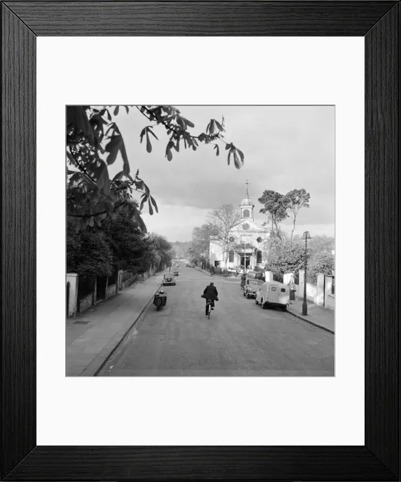 Framed Print : Print of Downshire Hill, Hampstead Framed Print : Print of Downshire Hill, Hampstead