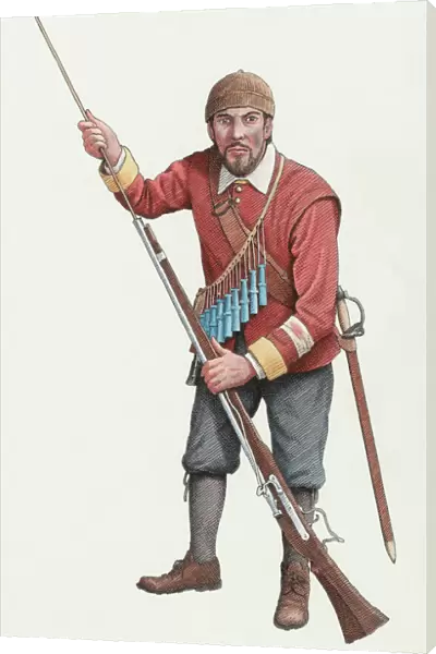Civil War infantryman N100002