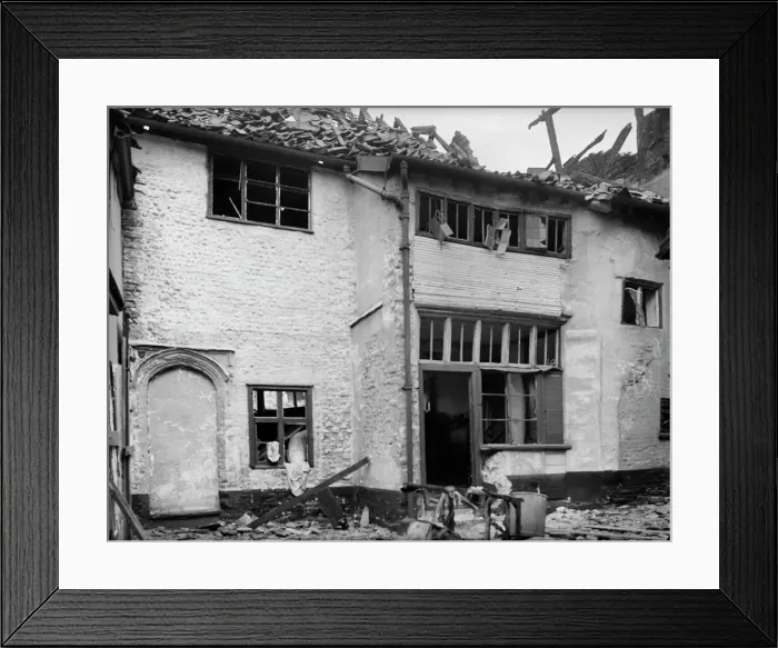 Framed Print : Print of The Great Hall in Norwich, 1942 Framed Print : Print of The Great Hall in Norwich, 1942