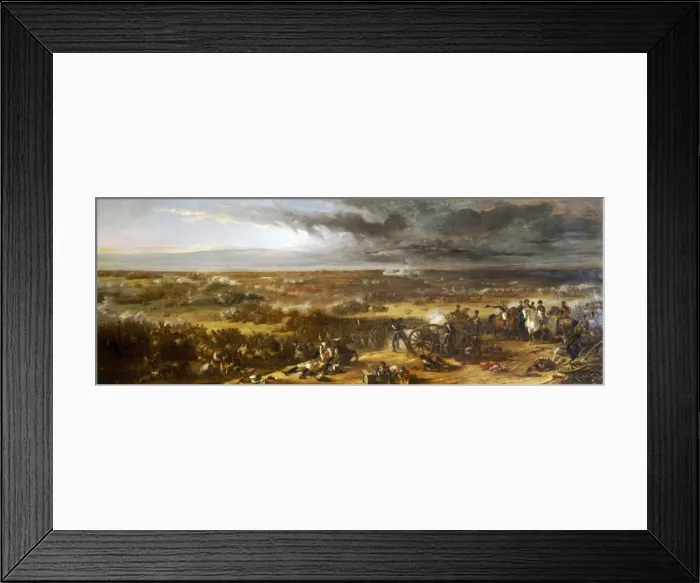Framed Print : Print of Allan's The Battle of Waterloo Framed Print : Print of Allan's The Battle of Waterloo