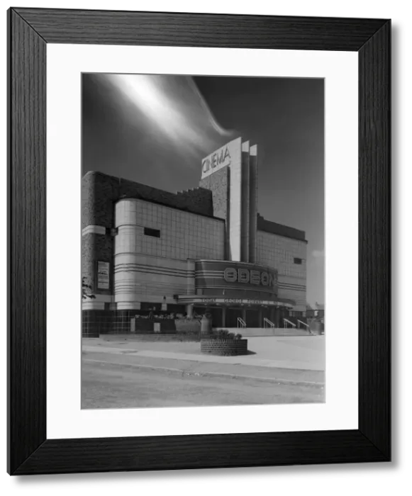 Framed Print : 1930s Odeon Cinema Print Framed Print : 1930s Odeon Cinema Print