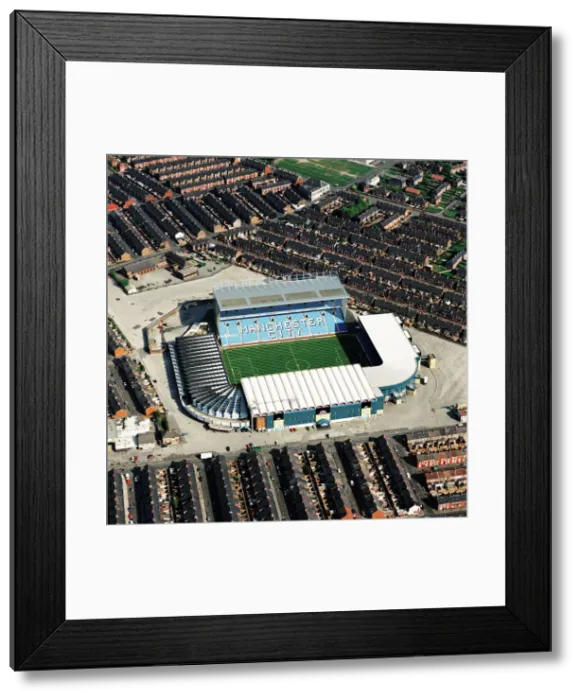 Framed Print : Maine Road Stadium Aerial Print Framed Print : Maine Road Stadium Aerial Print
