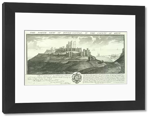 Dover Castle engraving N070808