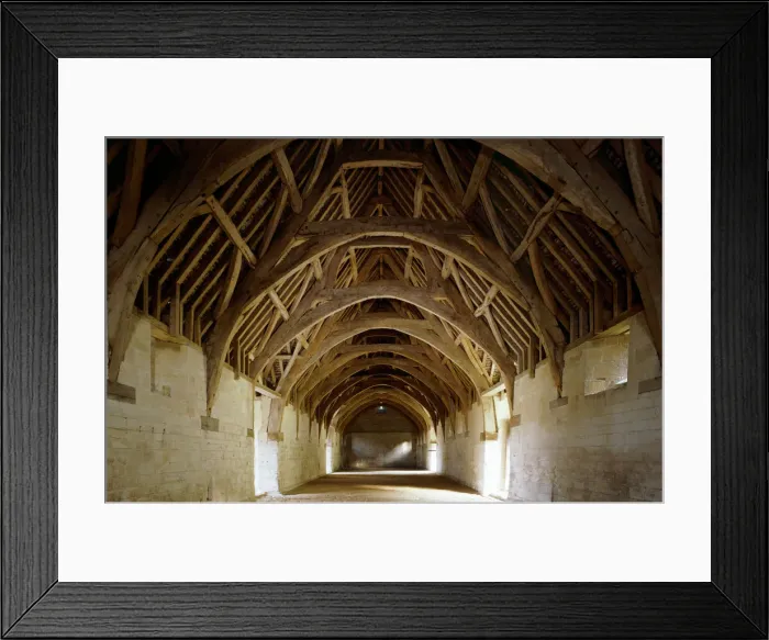 Framed Print : Bradford-on-Avon Tithe Barn Print Framed Print : Bradford-on-Avon Tithe Barn Print