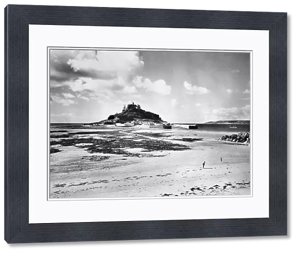 St Michaels Mount from Marazion Beach, August 1935
