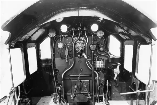 Cab of a Castle Class locomotive