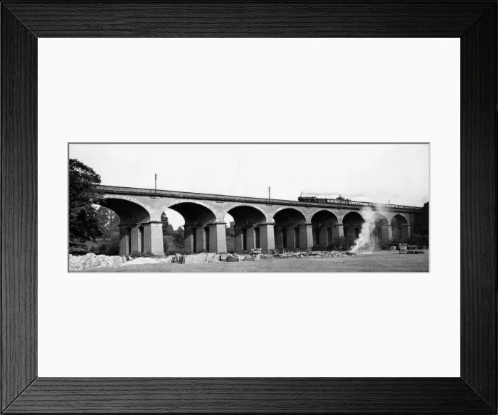 Framed Print : Wharncliffe Viaduct Print, c1920s