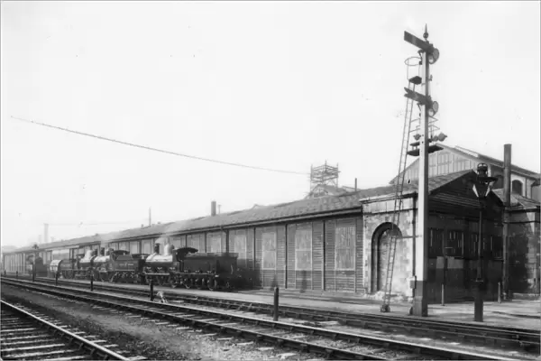 The Old Running Shed, Swindon Works, c1910