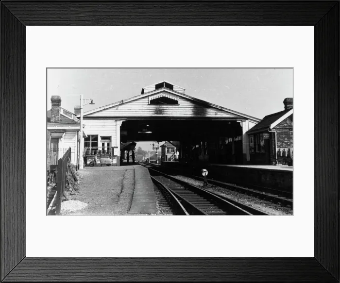 Framed Print : Print of Frome Station, Somerset, 1960 Framed Print : Print of Frome Station, Somerset, 1960