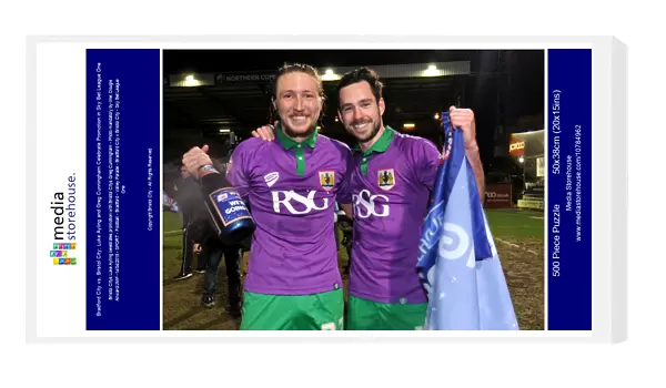 Bradford City vs. Bristol City: Luke Ayling and Greg Cunningham Celebrate Promotion in Sky Bet League One