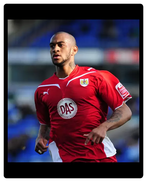 Danny Haynes of Bristol City in Action against Peterborough, Championship Match, March 2010