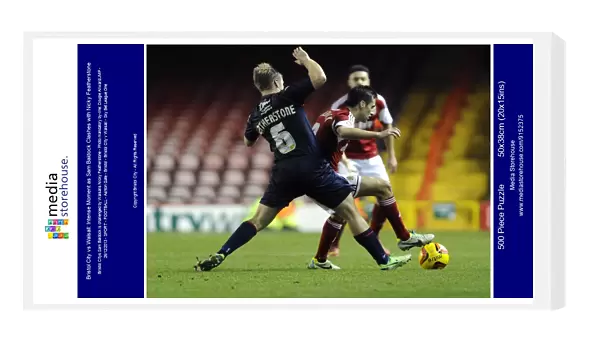 Bristol City vs Walsall: Intense Moment as Sam Baldock Clashes with Nicky Featherstone