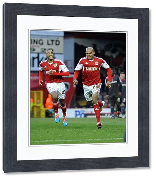 Marvin Elliott's Epic Goal Celebration: A Thrilling Moment at Ashton Gate (Bristol City v Carlisle United, 01-02-2014)