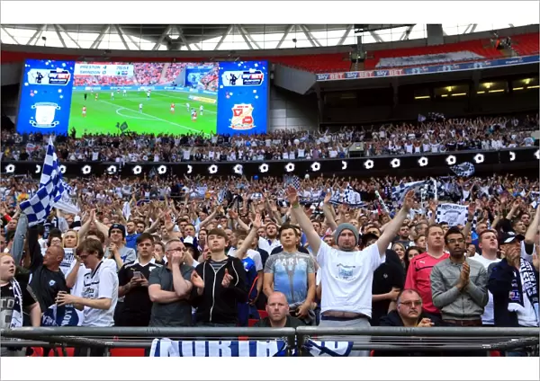 Preston North End fans in the stands