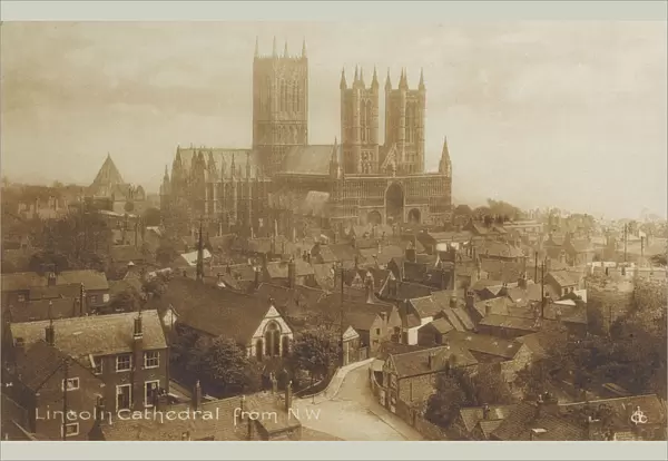 View of Lincoln Cathedral from the North West