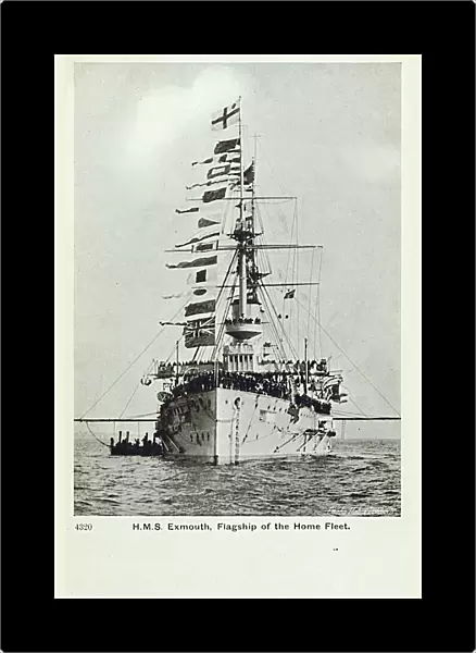 HMS Exmouth - Royal Navy predreadnought battleship