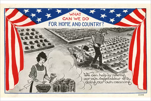 The American war effort at home - WWI