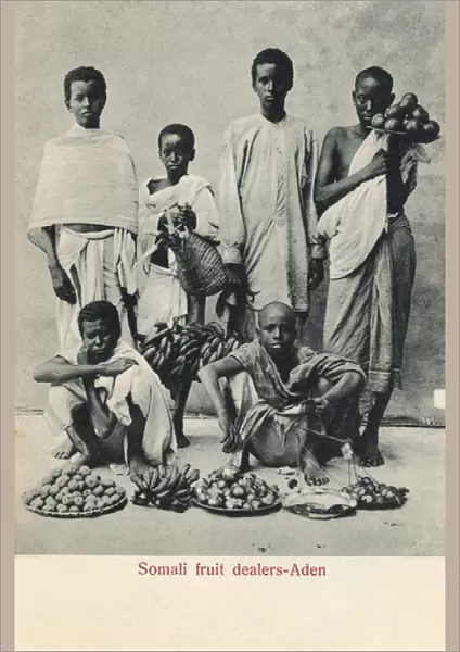 Somali Fruit Traders - Aden, Yemen