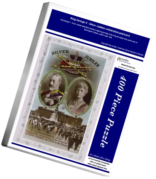 King George V - Silver Jubilee celebration postcard