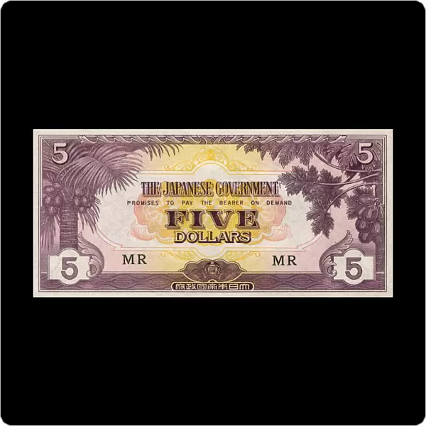Japanese Five Dollar Banknote - Banana Money