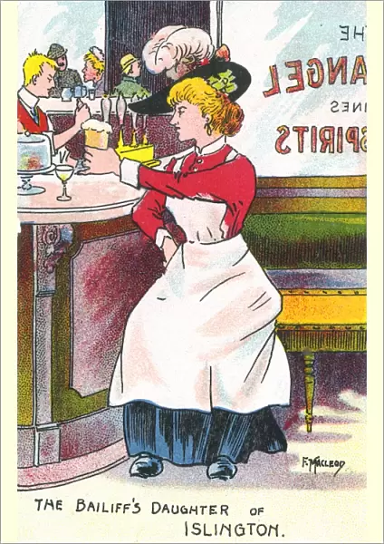 Bailiffs Daughter of Islington, London - Pint at the bar