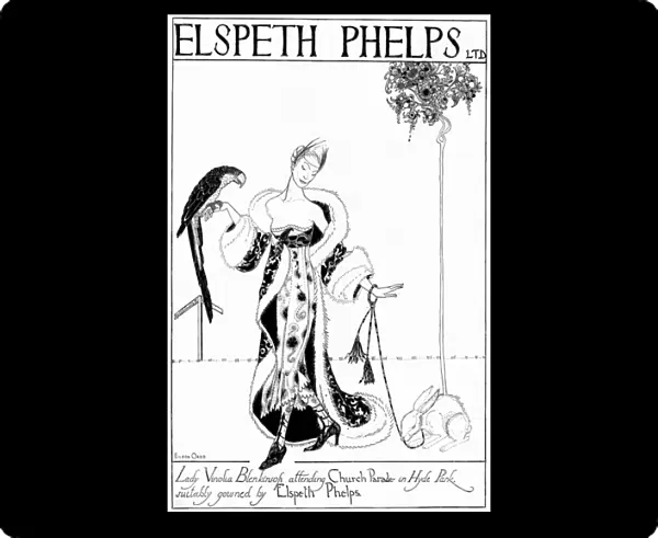 Advertisement for Elspeth Phelps, 1920s fashion