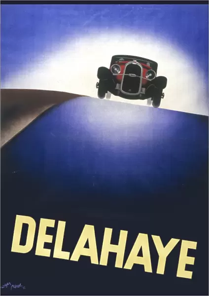 Advert for the Delahaye motor car