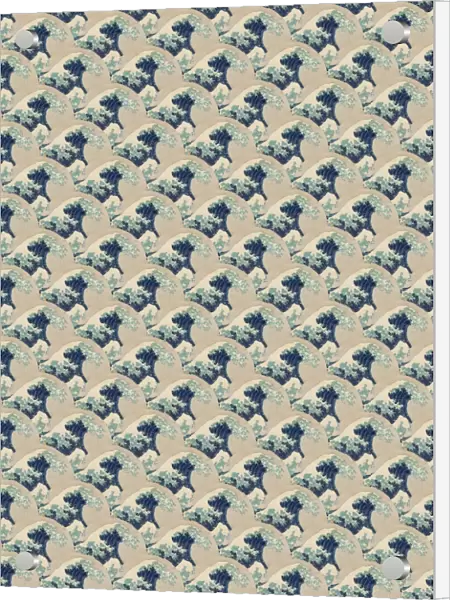Repeating Pattern - Hokusai Great Wave