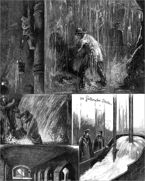 Scenes at the Kent Waterworks, 1876