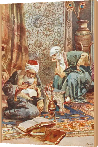 Interior of the Harem with a scribe