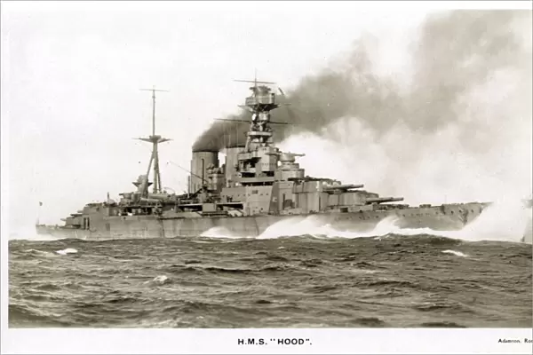 HMS Hood, battlecruiser Date: 1920s