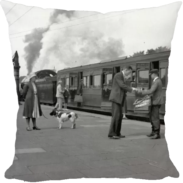 Scene at Salisbury Railway Station
