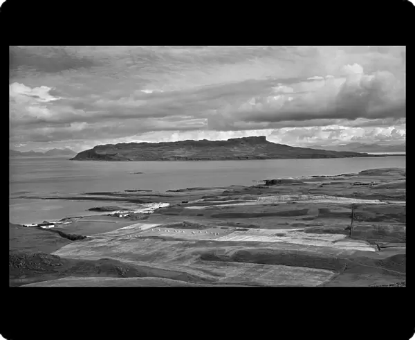 View of Eigg from Ben Airean, Scotland