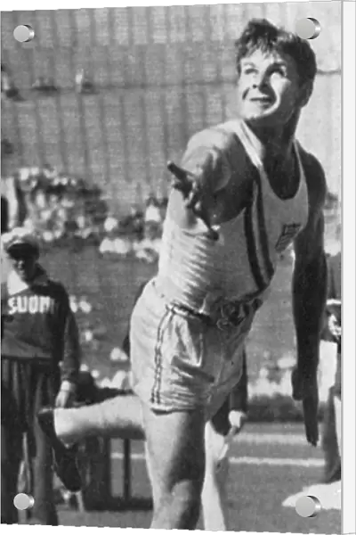 James Bausch in the decathlon, 1932 Olympic Games