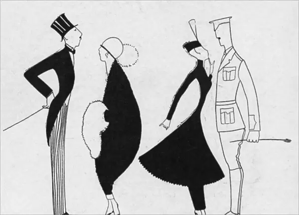 Changes in fashion between 1914 and 1915 by Fish