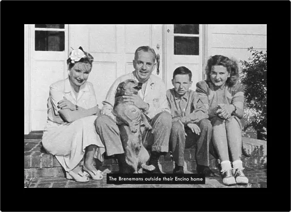 Tom Breneman, Radio Star and his family