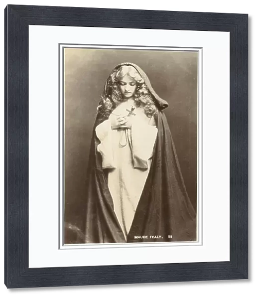 Maude Fealy, actress, in the role of a nun