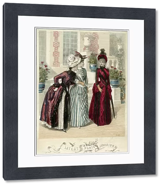 Latest Paris Fashions 1888