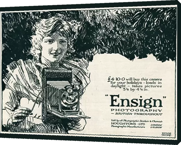 Advert for Ensign camera 1919
