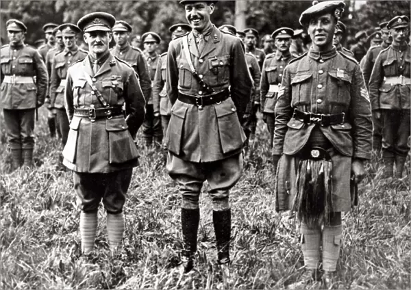 British soldiers decorated with VCs, WW1