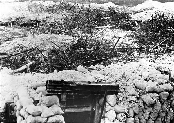 Battlefield near La Boisselle, Western Front, WW1