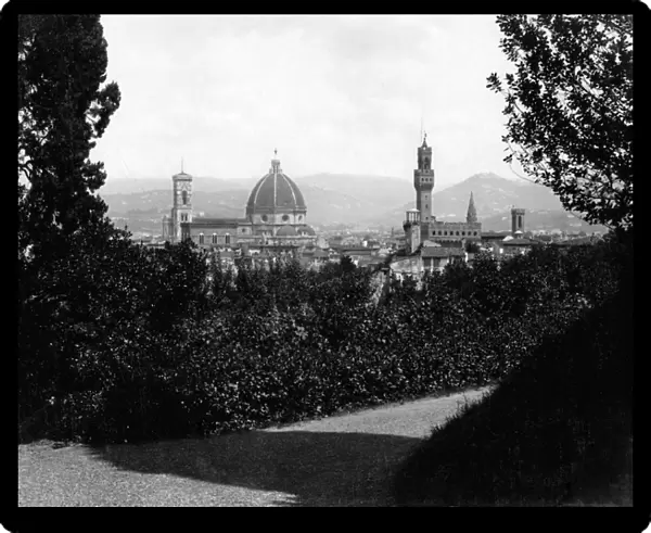 Florence from the Boboli Gardens, Italy