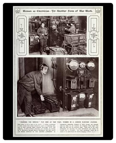 Women as electricians WWI