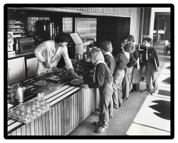 Cubs in refectory, Baden Powell House, London
