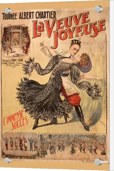 Poster design, La Veuve Joyeuse