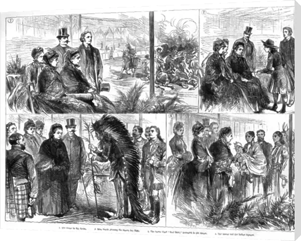 Royal visit to the Great American Exhibition, 1887