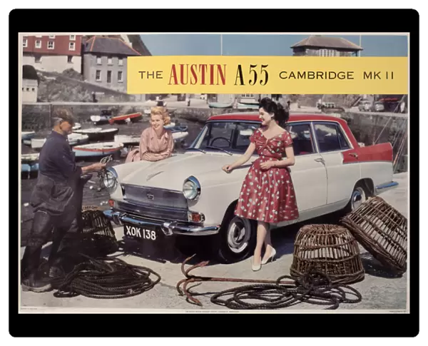 Poster advertising Austin Cambridge car