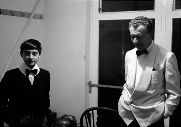 Darien Angadi with Benjamin Britten