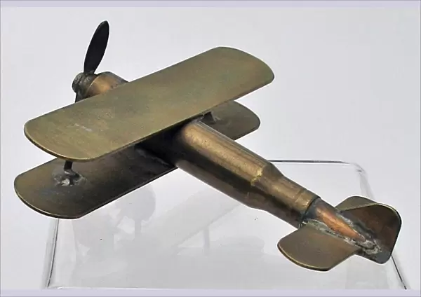 WWI biplane - The fuselage made from a bullet