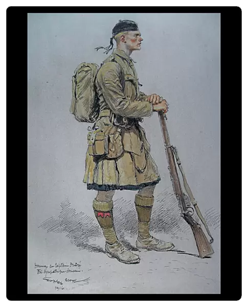 A Corporal of the 1st  /  9th Battalion Highland Light Infantry
